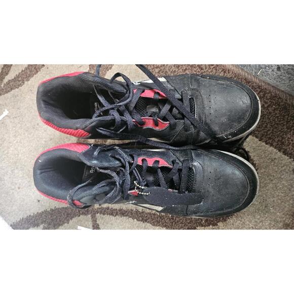 Reebok Men's Black and Red High-Top Sneakers - Picture 1 of 1